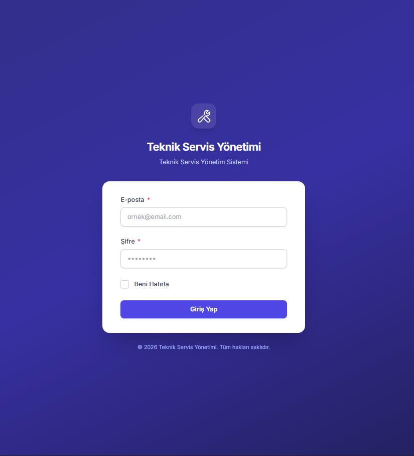 EPPA Tech Servis Yazılımı